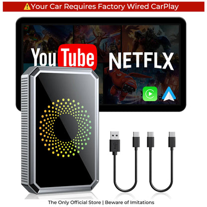 2026 Wireless CarPlay Adapter | Watch Netflix/YouTube in Your Car! ❌ NOT Tesla/BMW