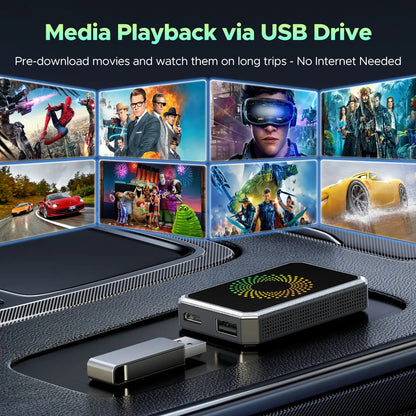 2026 Wireless CarPlay Adapter | Watch Netflix/YouTube in Your Car! ❌ NOT Tesla/BMW