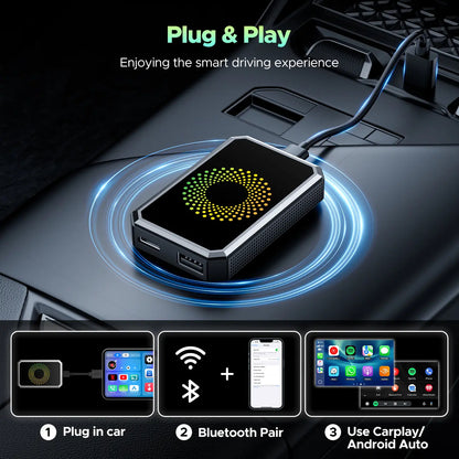 2026 Wireless CarPlay Adapter | Watch Netflix/YouTube in Your Car! ❌ NOT Tesla/BMW