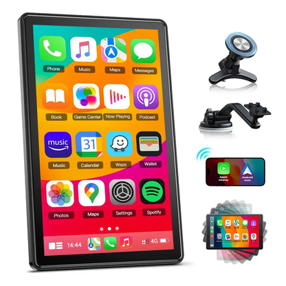 7" Wireless CarPlay Screen – Portrait & Landscape | Upgrade Any Old Car In Seconds
