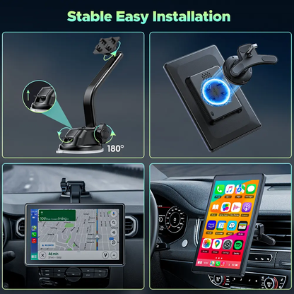 7" Wireless CarPlay Screen – Portrait & Landscape | Upgrade Any Old Car In Seconds