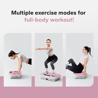 Whole Body Vibration Plate! Lymphatic Drainage & Home Fitness Workout for Women