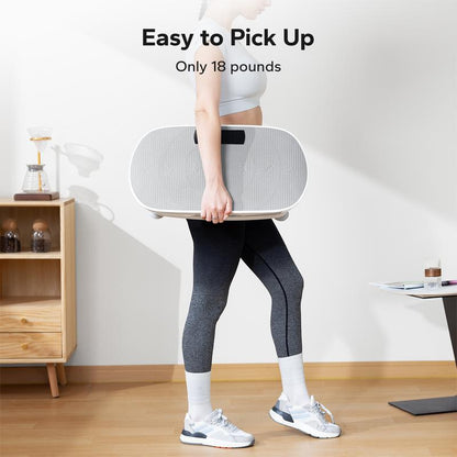 Whole Body Vibration Plate! Lymphatic Drainage & Home Fitness Workout for Women