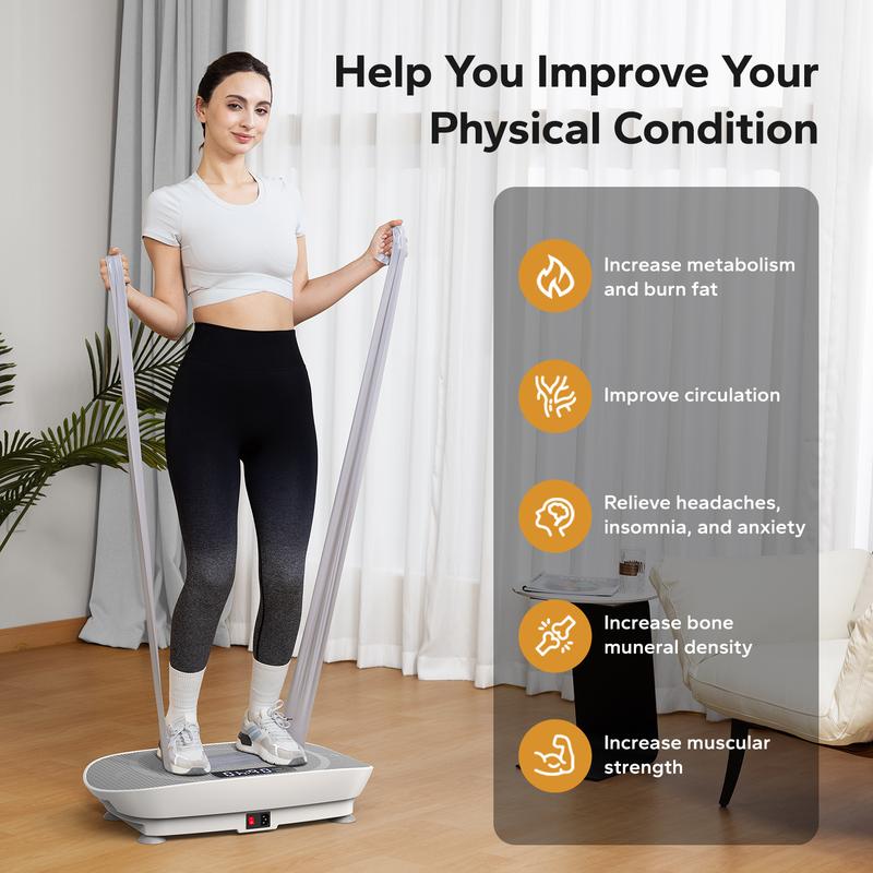 Whole Body Vibration Plate! Lymphatic Drainage & Home Fitness Workout for Women