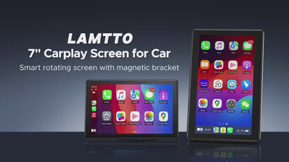 7" Wireless CarPlay Screen – Portrait & Landscape | Upgrade Any Old Car In Seconds